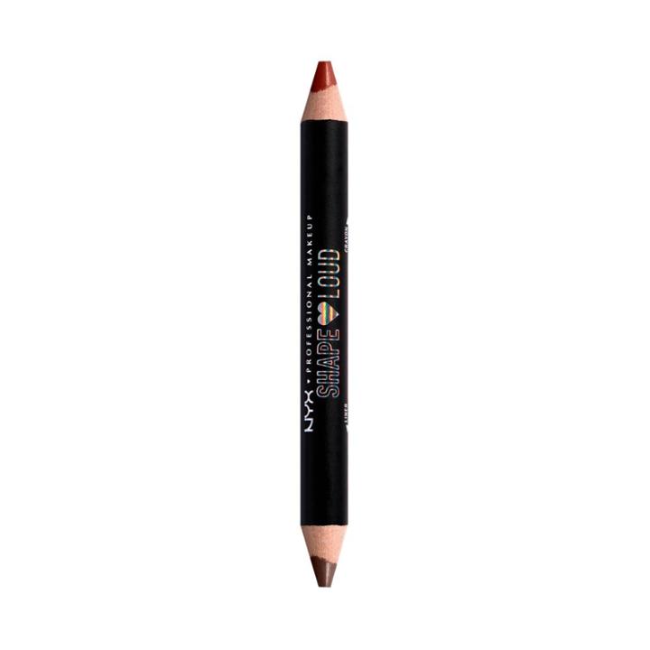 Nyx Professional Makeup Shape Loud Lip Liner Duo - Trophy Fam
