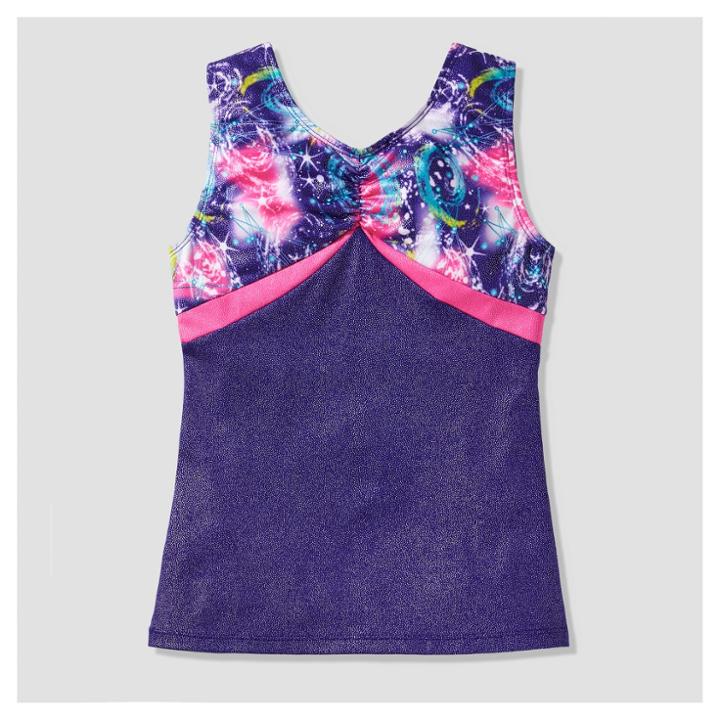 Girls' Freestyle By Danskin Active Wear Tank Top - Dark Purple