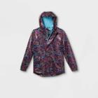 Boys' Shark Print Rain Jacket - Cat & Jack Navy