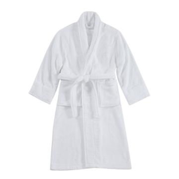 L/xl Luxe Zero Twist Bath Robe White - Charisma