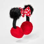 Girls' Disney Minnie Mouse Earmuffs - Black One Size, Girl's