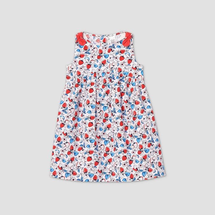 Toddler Girls' Tank Top Strawberry Dress - Just One You Made By Carter's Blue
