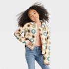 Girls' Quilted Jacket - Cat & Jack Cream