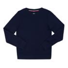 French Toast Boys' Long Sleeve Ribbed Uniform Henley Shirts - Navy (blue)