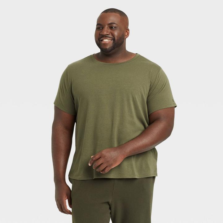 Men's Big & Tall Performance T-shirt - All In Motion Olive