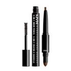 Nyx Professional Makeup 3-in-1 Eyebrow Pencil - Soft Brown