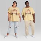 Plus Size Short Sleeve Oversized T-shirt - Wild Fable Vintage Yellow