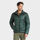 Men's Big & Tall Lightweight Trucker Jacket - Goodfellow & Co Dark Green