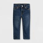 Levi's Toddler Girls' High-rise Ankle Straight Jeans - Blue