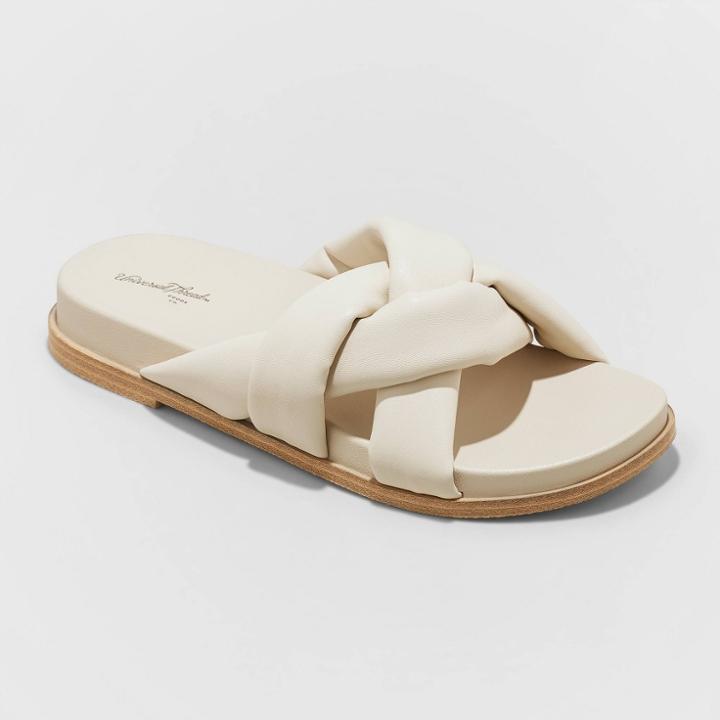 Women's Cosette Padded Slide Sandals - Universal Thread Cream