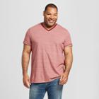 Men's Big & Tall Striped Short Sleeve Novelty T-shirt - Goodfellow & Co Ripe Red