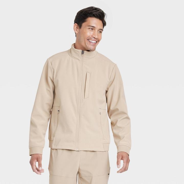 Men's Softshell Jacket - All In Motion Beige