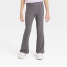Girls' Rib Flare Pants - Cat & Jack Gray