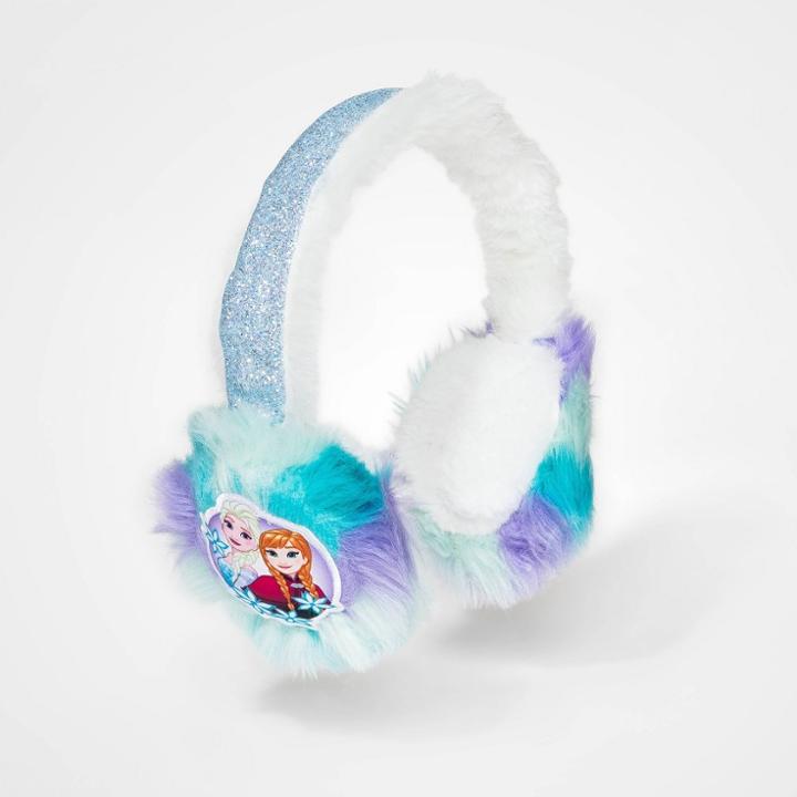 Girls' Frozen Earmuffs - Blue One Size, Girl's