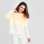 Women's Ombre Sweatshirt - Universal Thread Yellow/white S, Women's,