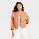Women's Quilted Jacket - Universal Thread Orange