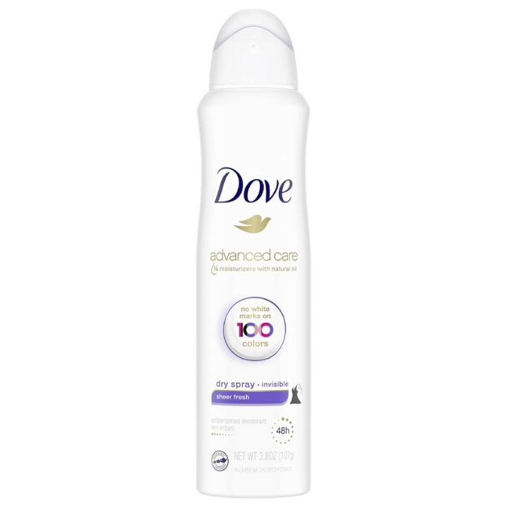 Dove Beauty Sheer Fresh 48-hour Invisible Antiperspirant & Deodorant Dry