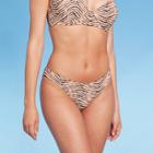 Women's Cheeky Bikini Bottom - Shade & Shore Animal Print