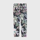 Women's Palm Print High-waisted Capri Leggings - Joylab Green