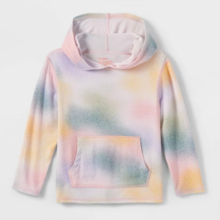 Toddler Girls' Adaptive Cozy Pullover T-shirt - Cat & Jack 2t,
