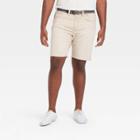 Men's Big & Tall 10.5 Slim Fit Jean Shorts - Goodfellow & Co Britsh Khaki 48, British Green