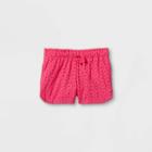 Toddler Girls' Eyelet Woven Pull-on Shorts - Cat & Jack Pink