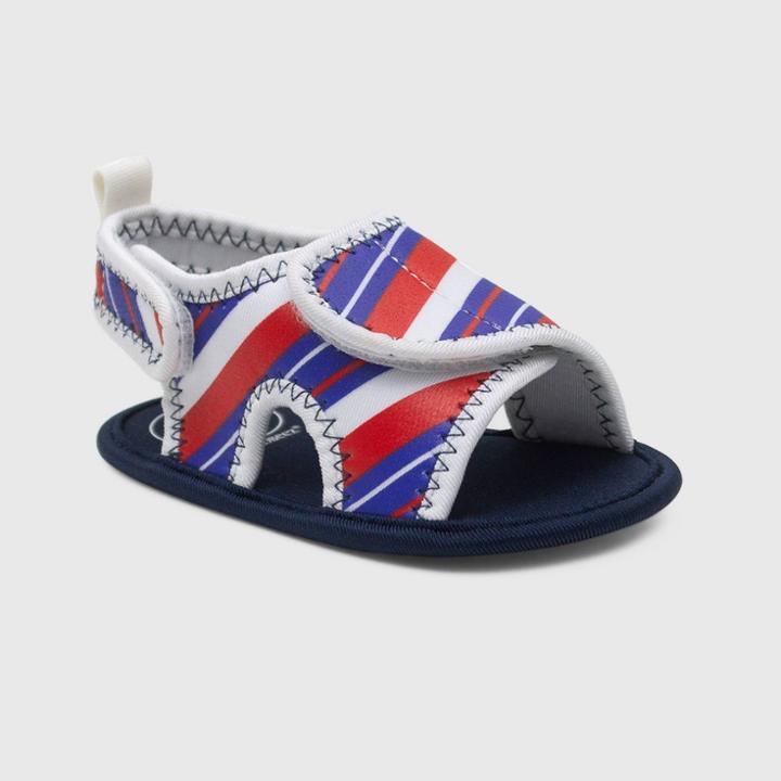 Ro+me By Robeez Baby Boys' Striped Ankle Strap Sandals