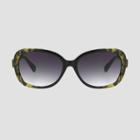 Women's Surf Rectangle Sunglasses With Gradient Lenses - A New Day Pink