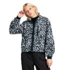Women's Leopard Print Sherpa Jacket - Sandy Liang X Target Black/white Xxs