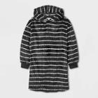 Girls' Oversized Hooded Nightgown - Art Class Black