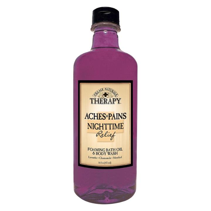 Target Village Naturals Therapy Restless Nights Relief Foaming Bath Oil And Body Wash