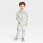 Grayson Collective Toddler Tower Terry Hoodie & Jogger Set - Teal Blue
