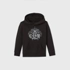Merch Traffic Toddler Boys' Johnny Cash Fleece Hooded Sweatshirt - Black