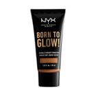 Nyx Professional Makeup Born To Glow Radiant Foundation Almond - 1.01 Fl Oz, Brown