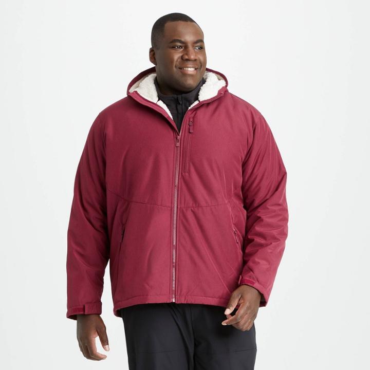 All In Motion Men's Big & Tall Sherpa Softshell Jacket - All In