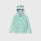 Girls' Sherpa Unicorn Zip-up Hoodie - Cat & Jack
