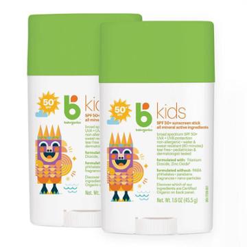 Babyganics Kids Sunscreen Stick - Spf 50 - 2pk/3.2 Fl Oz