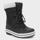Boys' Winston Cold Weather Duck Winter Boots - Cat & Jack Black