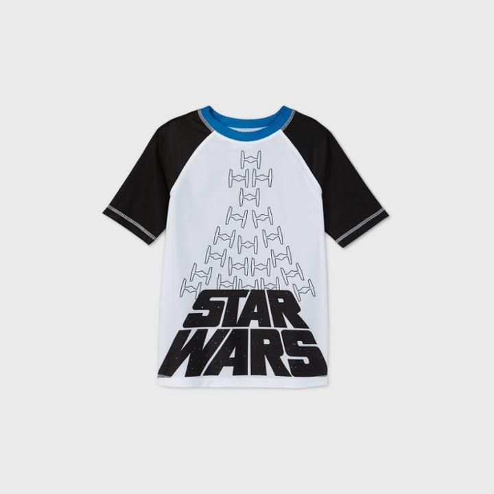 Boys' Star Wars Rash Guard Swim Shirt - Gray