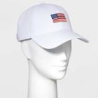 No Brand Women's American Flag Baseball Hat - White