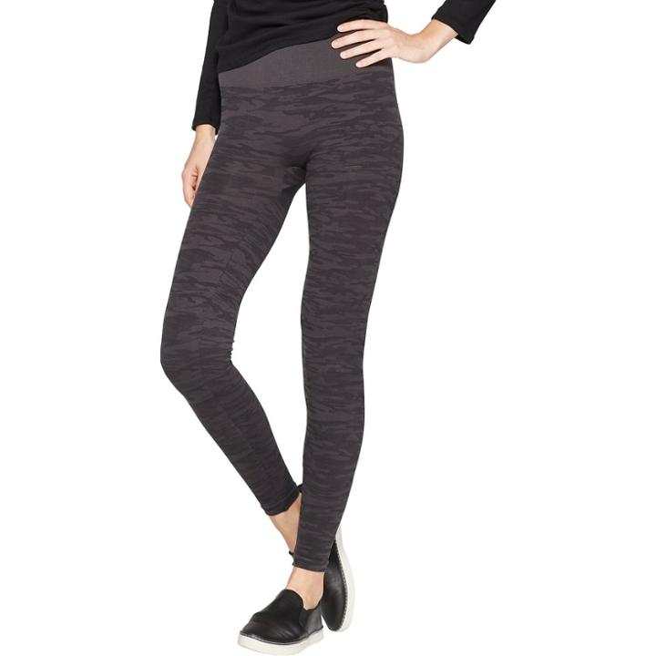 Assets By Spanx Women's Camo Print Leggings - Gray