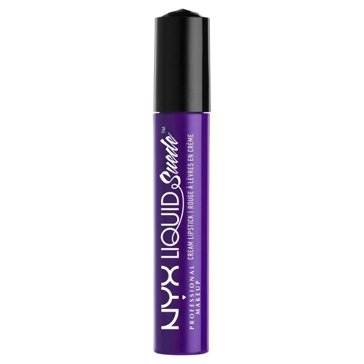 Nyx Professional Makeup Liquid Suede Lipstick Amethyst - 0.13oz, Purple
