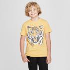 Boys' Short Sleeve Tiger Graphic T-shirt - Cat & Jack Yellow