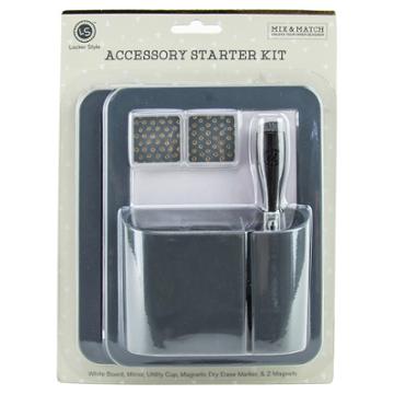 Ubrands Locker Style Decoration Accessory Kit - Gray