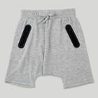 Toddler Boys' Afton Street Fleece Shorts - Heather Grey - 12 Months, Size: