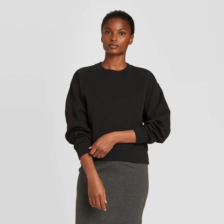 Women's Crewneck Sweatshirt - Prologue Black