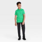 Boys' Golf Polo Shirt - All In Motion Green