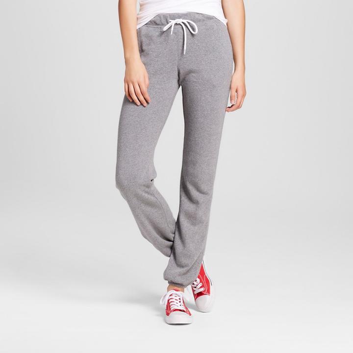 Women's Banded Fleece Sweatpants - Mossimo Supply Co. Heather Gray