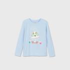 Girls' Long Sleeve Spa Dog Graphic T-shirt - Cat & Jack