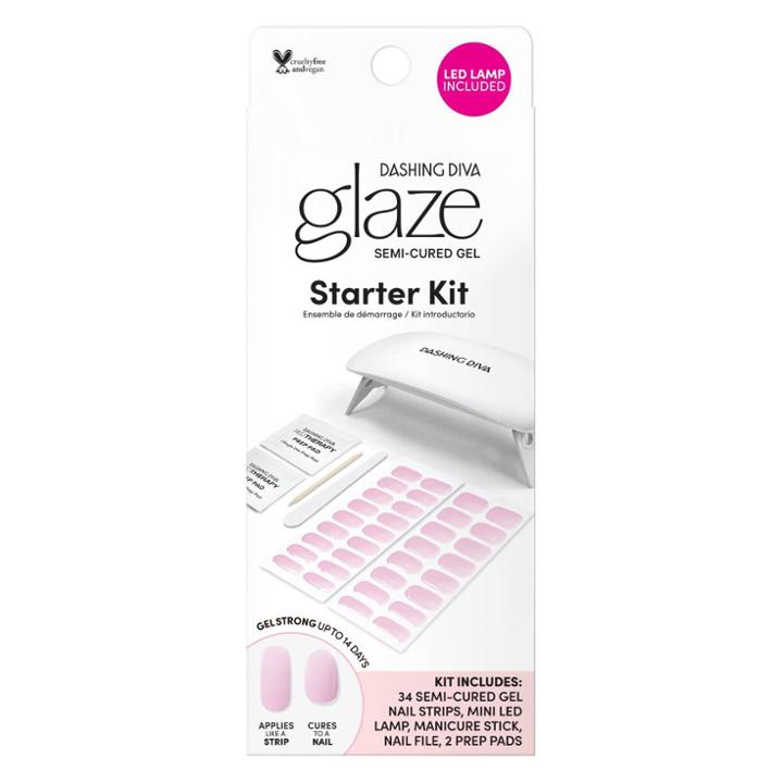 Dashing Diva Glaze Starter Nail Art Kit - Lovely Pink